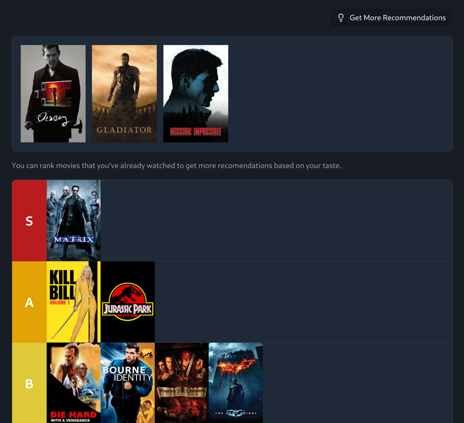 Movie Recommender